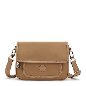 Kipling Inaki Crossbody Bags Soft Almond | AU 1177JP